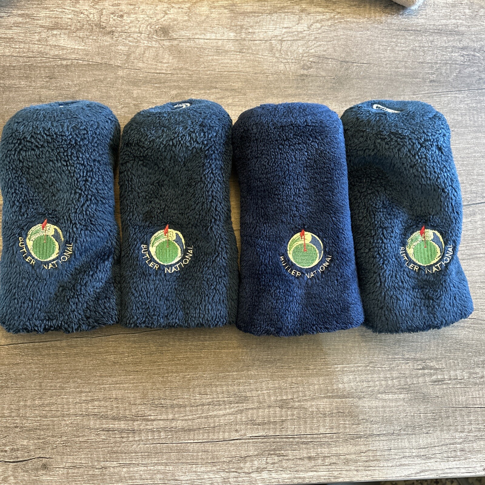 Vintage Butler National Head Cover Set Of 4 Navy Blue  AM&E