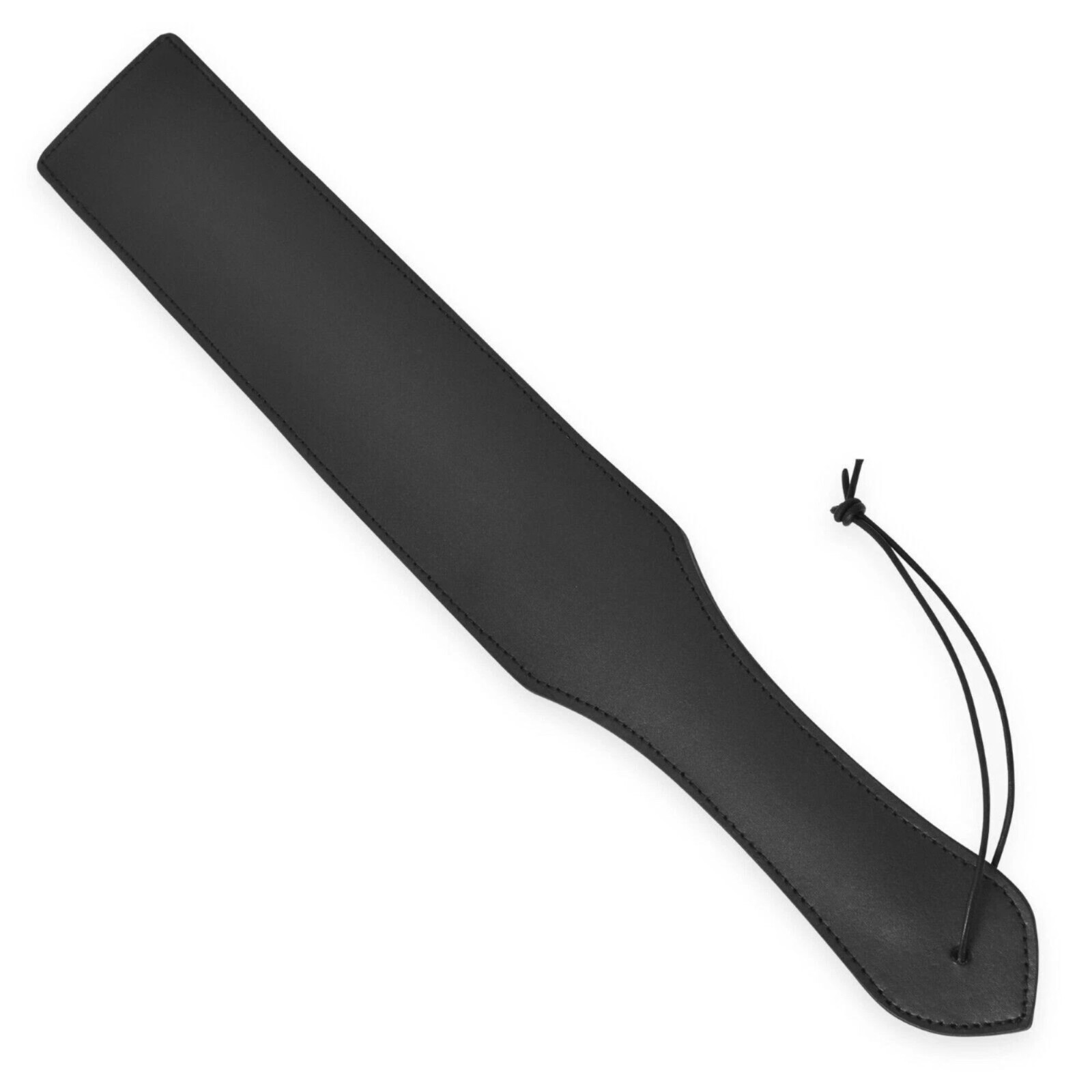 20 Inch Genuine Cowhide Leather Paddle Black Handmade Leather Slapper