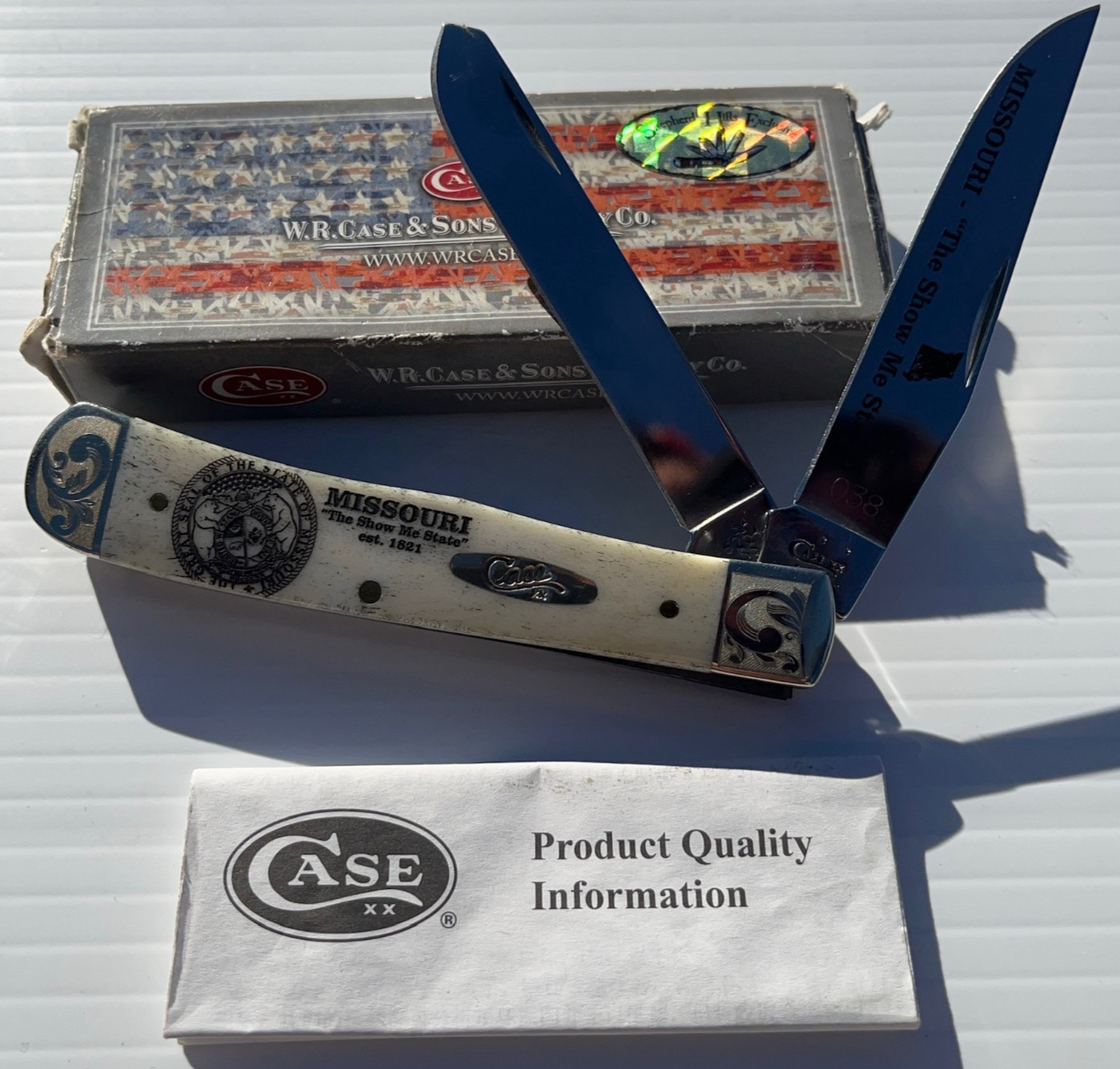 Case XX 6254 SS Trapper Missouri Show Me State #038 Shepherd Hills Exclusive NIB