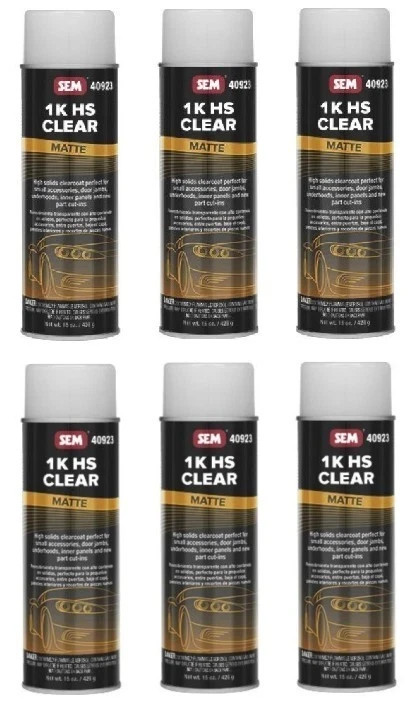 1K HS Matte Clear 40923 SEM 40923 (6 Pack)