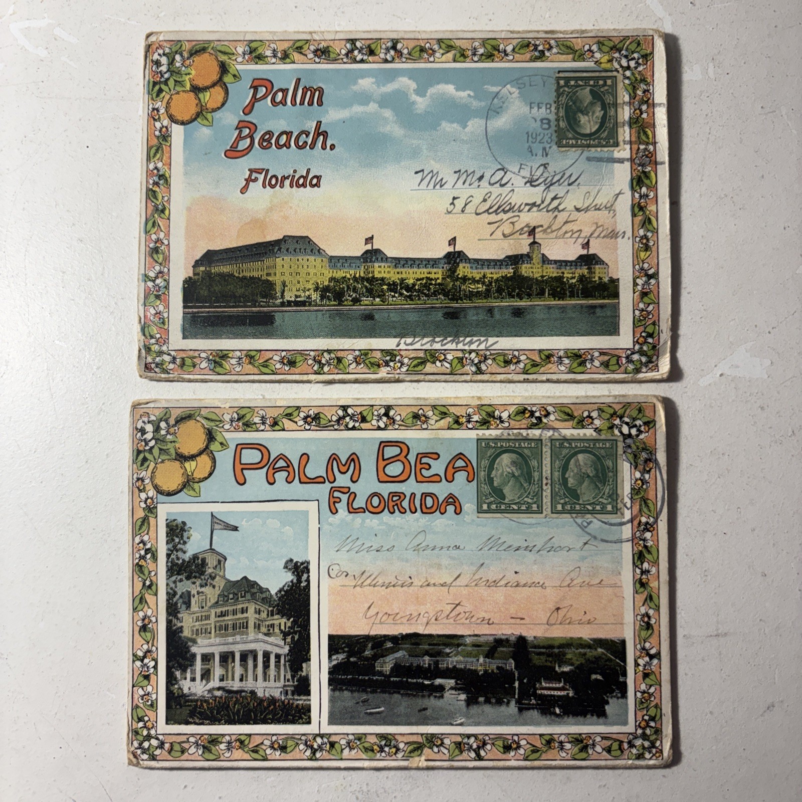west palm beach post card vintage west palm beach post card vintage