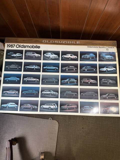 Rare 1987 Oldsmobile advertising pictures of 1987 Oldsmobile line up