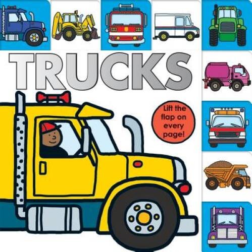 Lift-the-Flap Tab: Trucks (Lift-the-Flap Tab Books) - Board book - GOOD