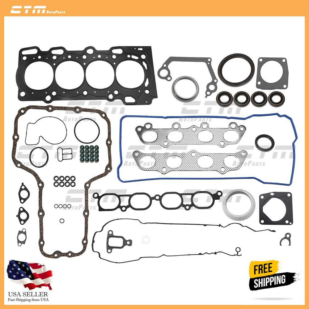 MLS Full Gasket Set Fits 00-06 Pontiac Toyota Celica Corolla 1.8L L4 DOHC 16v