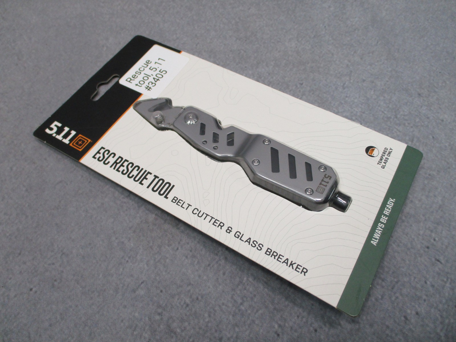5.11 Tactical ESC Rescue Tool Belt Cutter Glass Breaker w/ Pocket Clip NEW