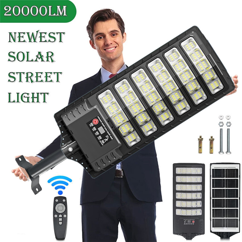 NEW 99000000LM De Luz LED Lampara Solar Para Patio Exterior Jardin Luces Calle