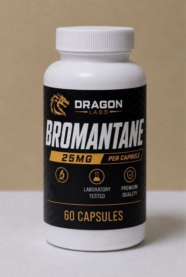 Dragon Labs Bromantane 25mg Capsules 60 Count Dietary Supplement Dragon Labs Bromantane 25mg Capsules 60 Count Dietary Supplement