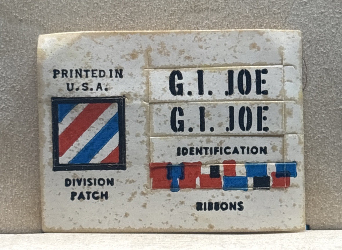 Vintage 1964 Hasbro GI Joe #7500 Action Soldier Unit Patch Name Tape Ribbons
