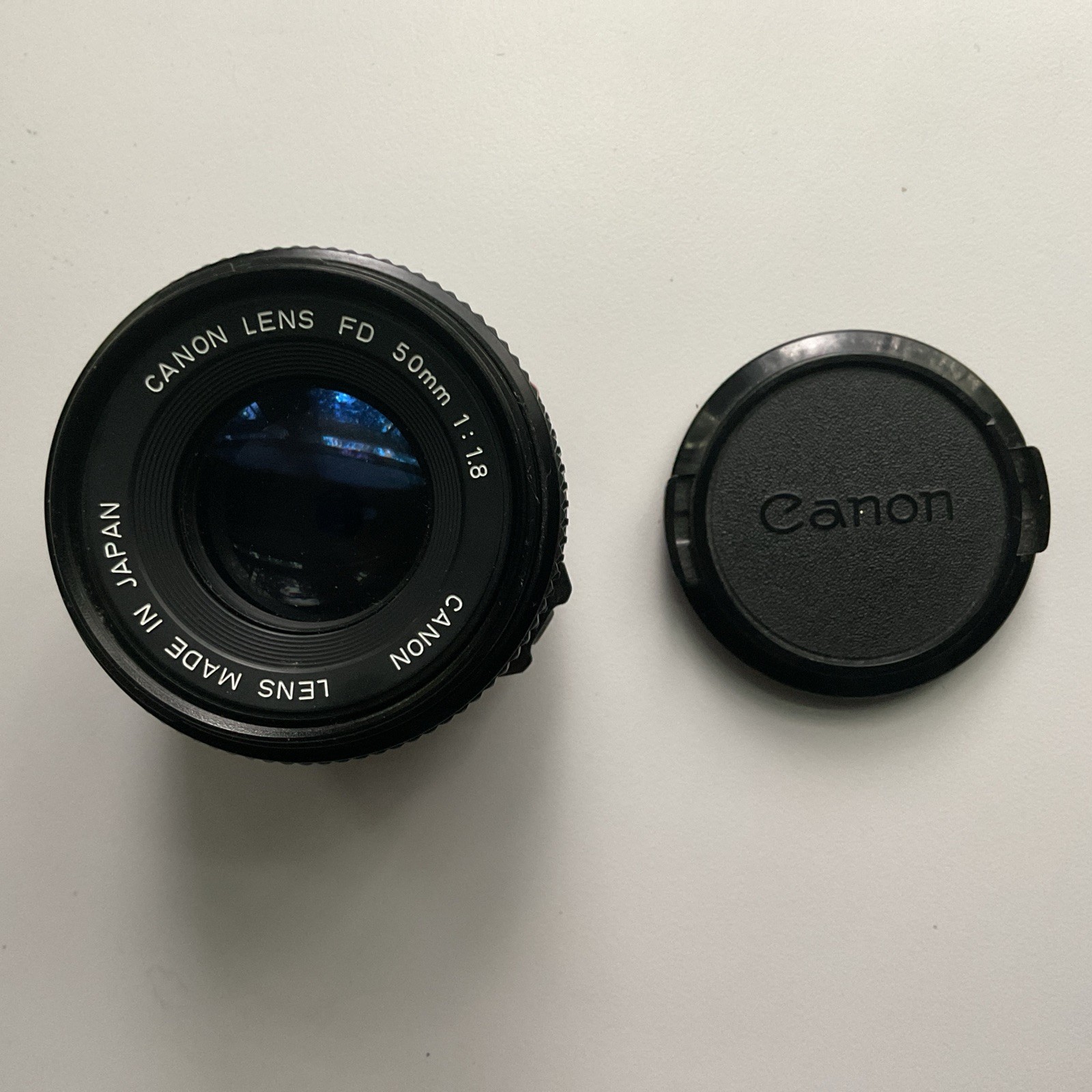 Vintage Canon Lens FD 50mm 1:1.8  Made In Japan