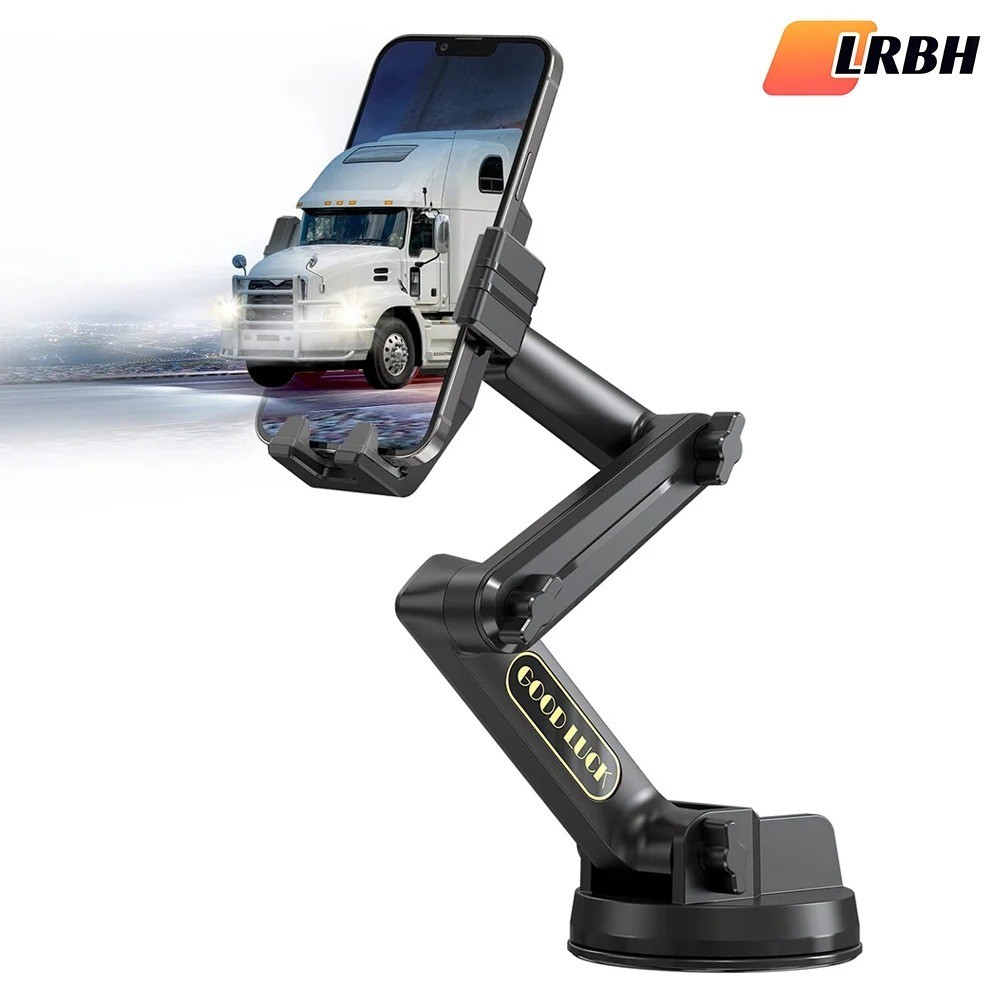 New Truck Phone Holder Mount Heavy Duty for Dashboard Windshield Long Anti-Shake