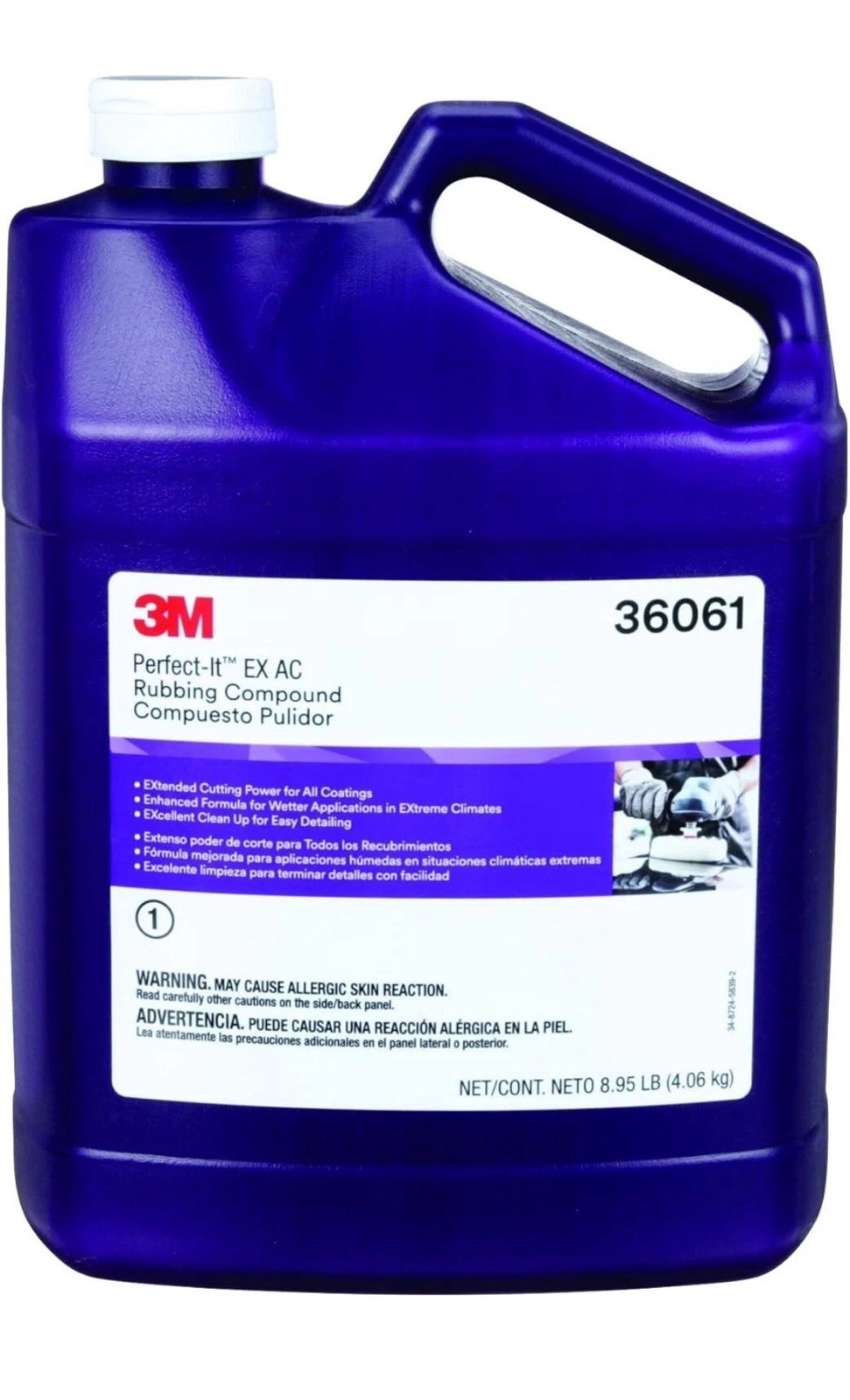 3M 36061 Perfect-It EX 1 Gallon Rubbing Compound Paint Buff Repair Refinish 💥💥