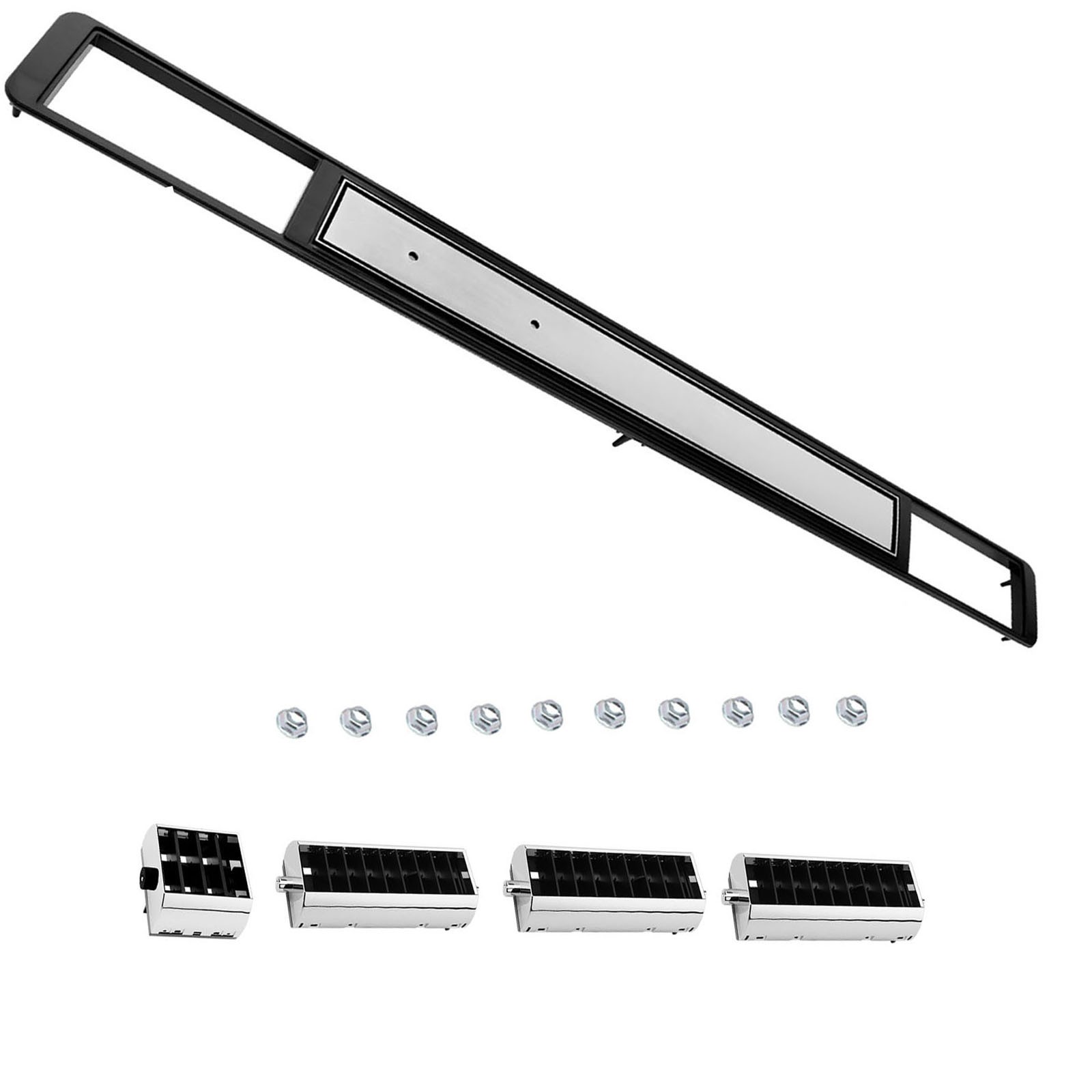 DP2560 Center Dash A/C Air Vent Trim Plate Fit 1973-1980 Chevy GMC Truck 3979751