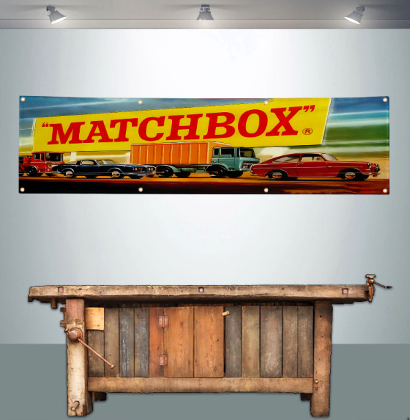 MATCHBOX 2' X 8' BANNER FLAG