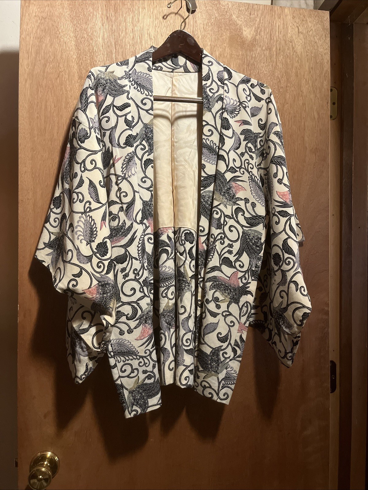 silk vintage japanese kimono haori jacket silk vintage japanese kimono haori jacket
