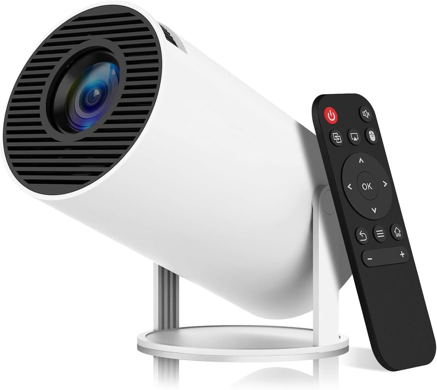 Mini Projector 4K 1080P LED WiFi6 Bluetooth 25000 Lumen Portable Home Theater
