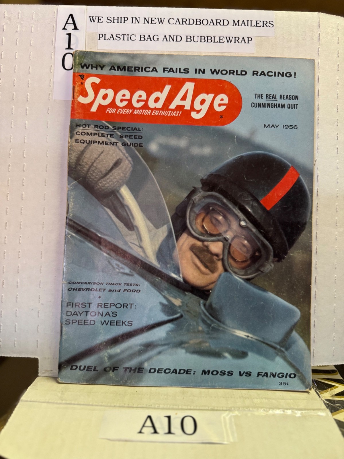 Vintage Speed Age Magazine May 1956