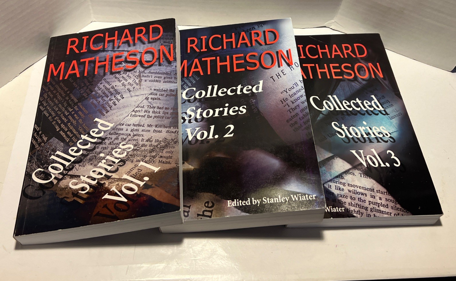 3 Paperbacks RICHARD MATHESON: Collected Stories Vol. 1, 2 & 3 (Stanley Wiater)