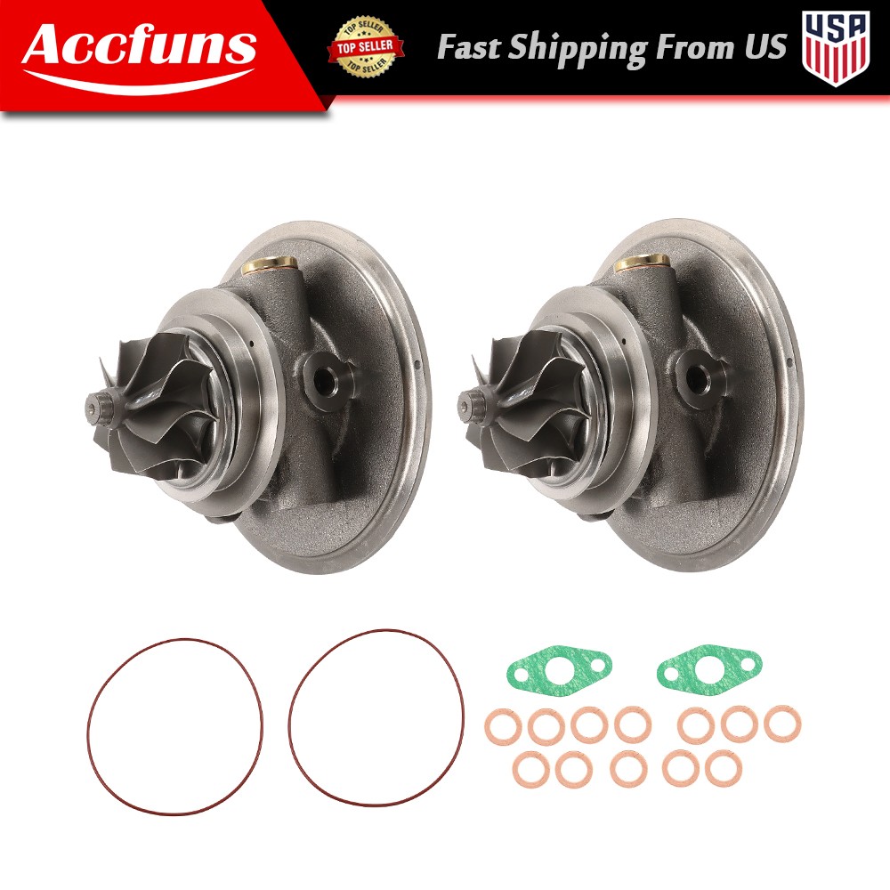 2 PCS Turbocharger Cartridge For BMW 550i 750i X5 X6 50i N63 Turbo 2008-2015