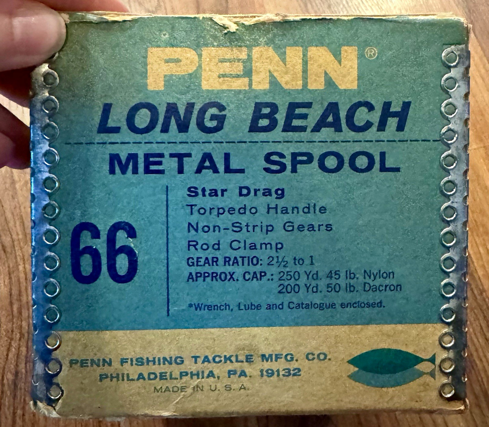 Penn Long Beach 66 Star Drag Trolling Reel Metal Spool Rod Clamp w/ Box Penn Long Beach 66 Star Drag Trolling Reel Metal Spool Rod Clamp w/ Box