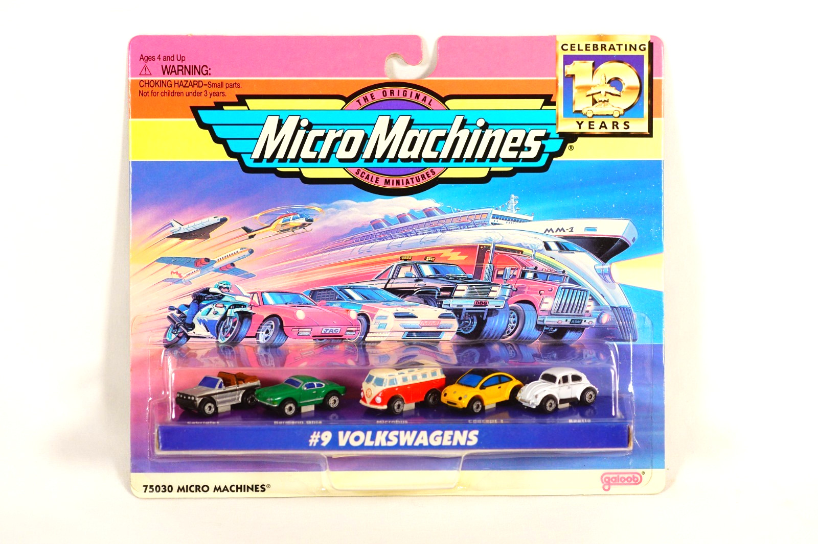1996 Micro Machines Volkswagen #9 Volkswagens 75030 Micro Machines Cars SEALED