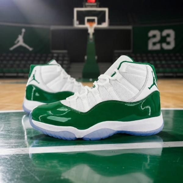 NEW Jordan 11 white green CT8012-113 Men\'s Size US 7-12