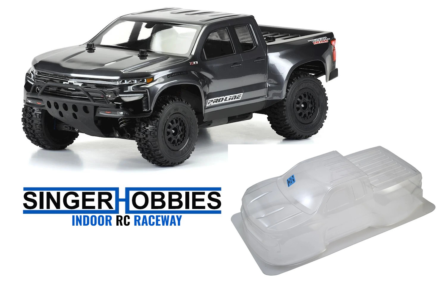 PRO-LINE 351200 2019 Chevy Silverado Z71 Trail Boss SLASH Short Course Body