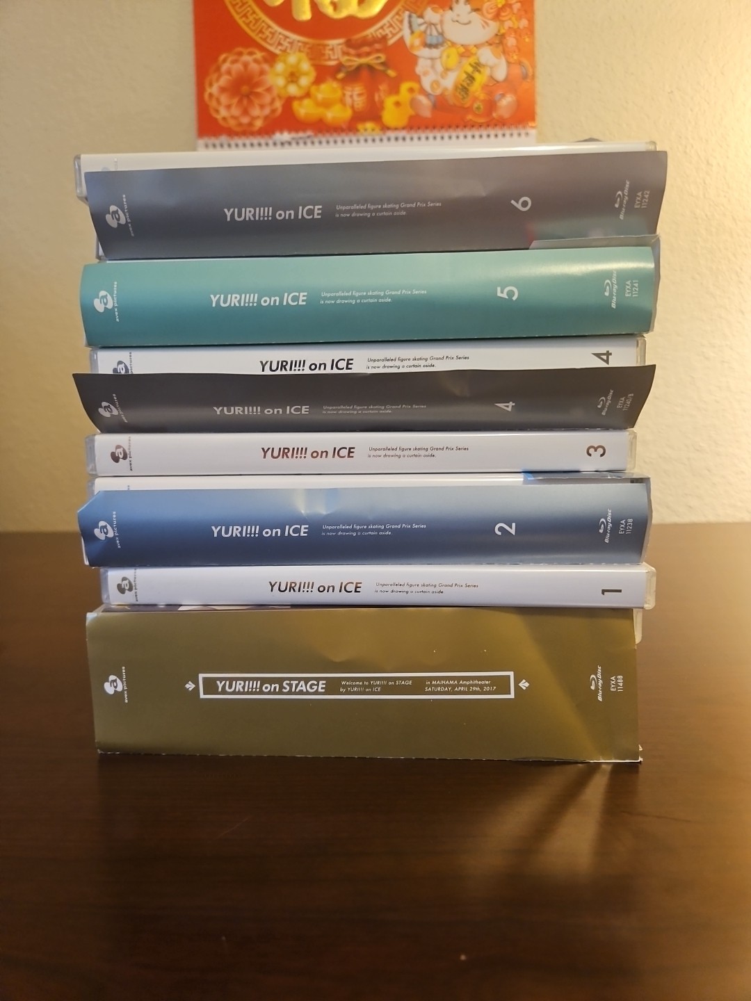 Yuri On Ice Anime Volumes 1-6 Blu Ray Plus Yuri On Stage Yuri On Ice Anime Volumes 1-6 Blu Ray Plus Yuri On Stage