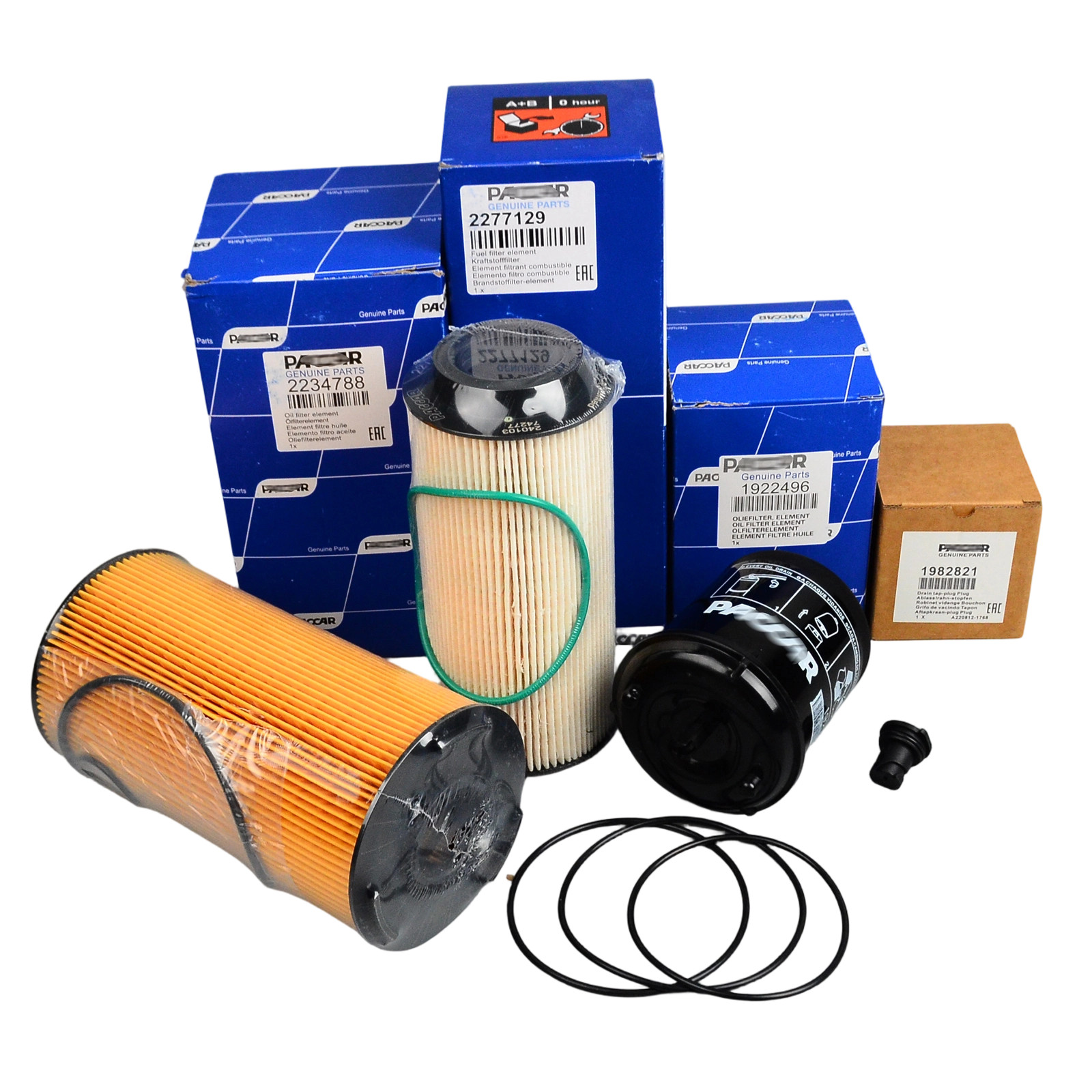 4PCS For PACCAR MX13 EPA17 Oil Fuel Filter Kit 2234788 2277129 4PCS For PACCAR MX13 EPA17 Oil Fuel Filter Kit 2234788 2277129