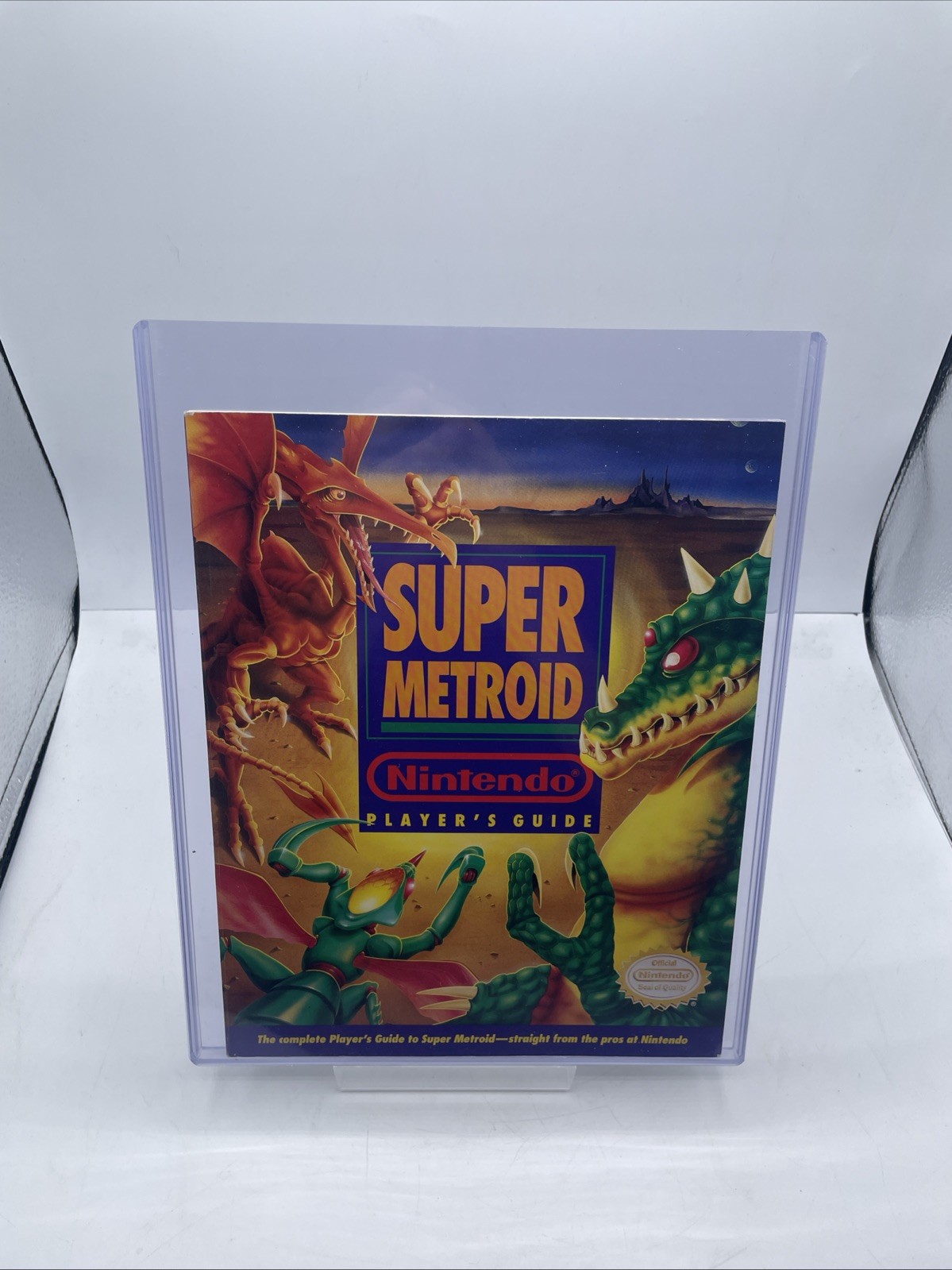 Super Metroid Player’s Guide SNES Nintendo Official Strategy Guide W/ Poster