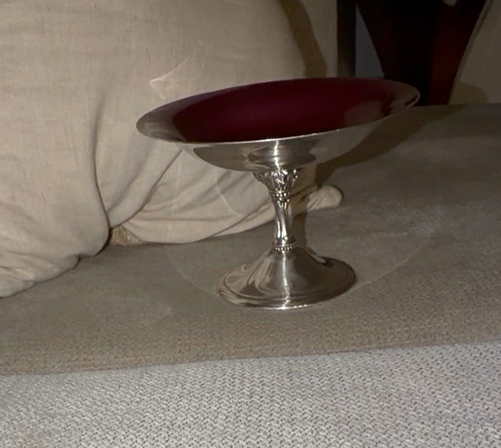 VINTAGE REED & BARTON #141 Silver Pedestal Compote Bowl