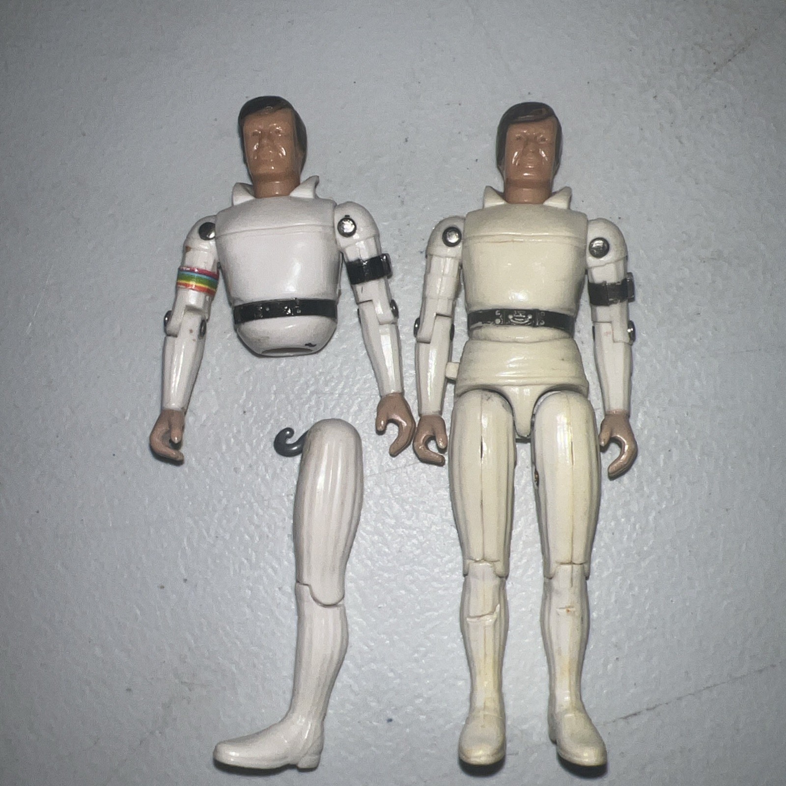 Vintage Mego Buck Rogers 1978 3.75” Action Figure plus another torso,leg half ￼
