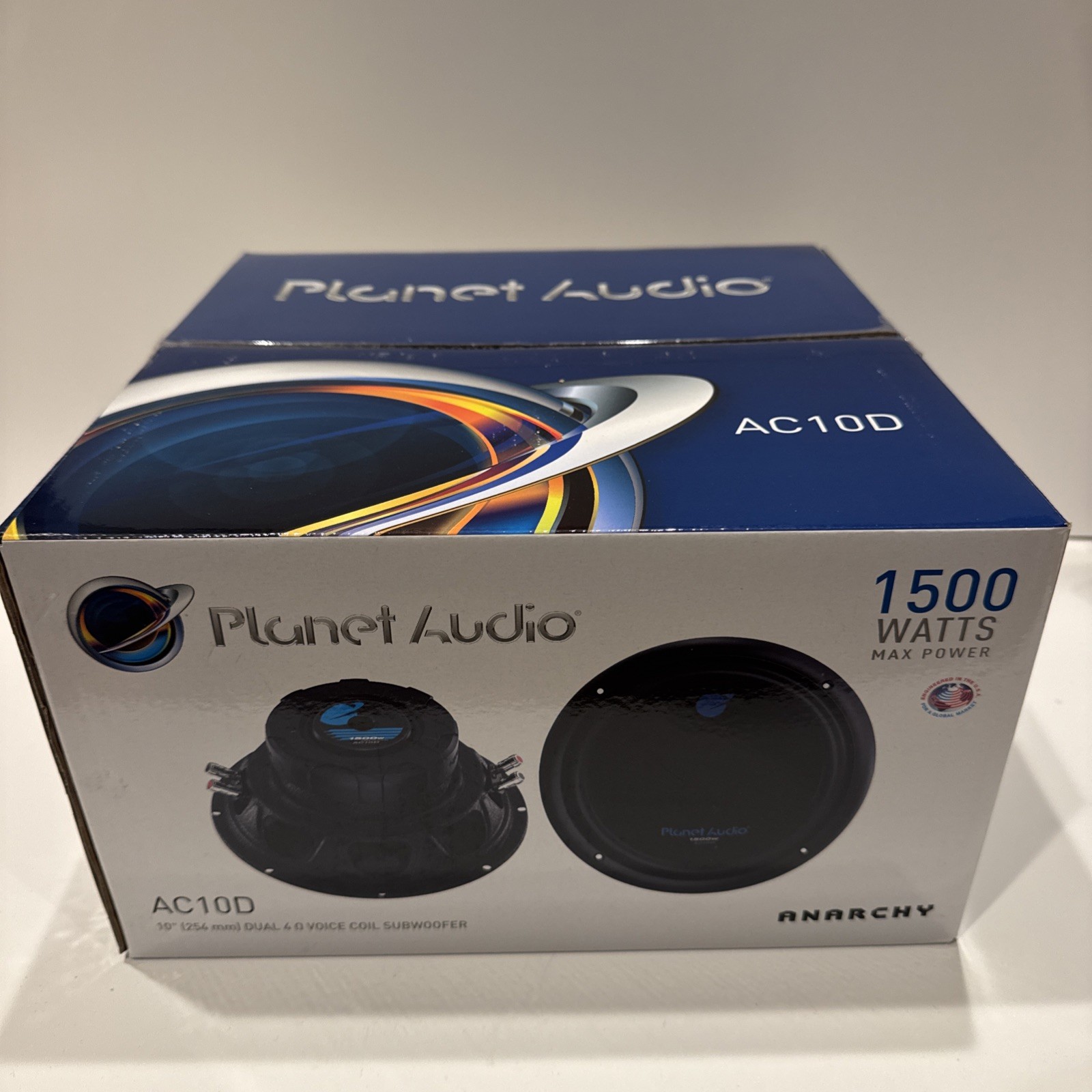 NEW Planet Audio AC10D 10 Inch 1500 Watts 4 Ohm Dual Voice Coil Car Audio Sub