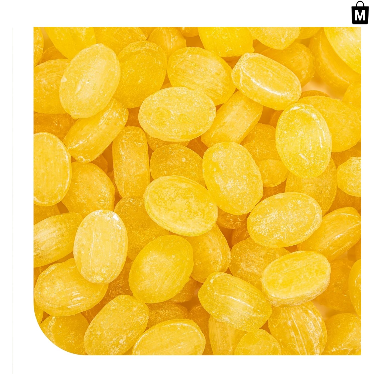 Claeys Sanded Lemon Drops Hard Candy 1LB | Lemon Flavored Bulk Candy - 