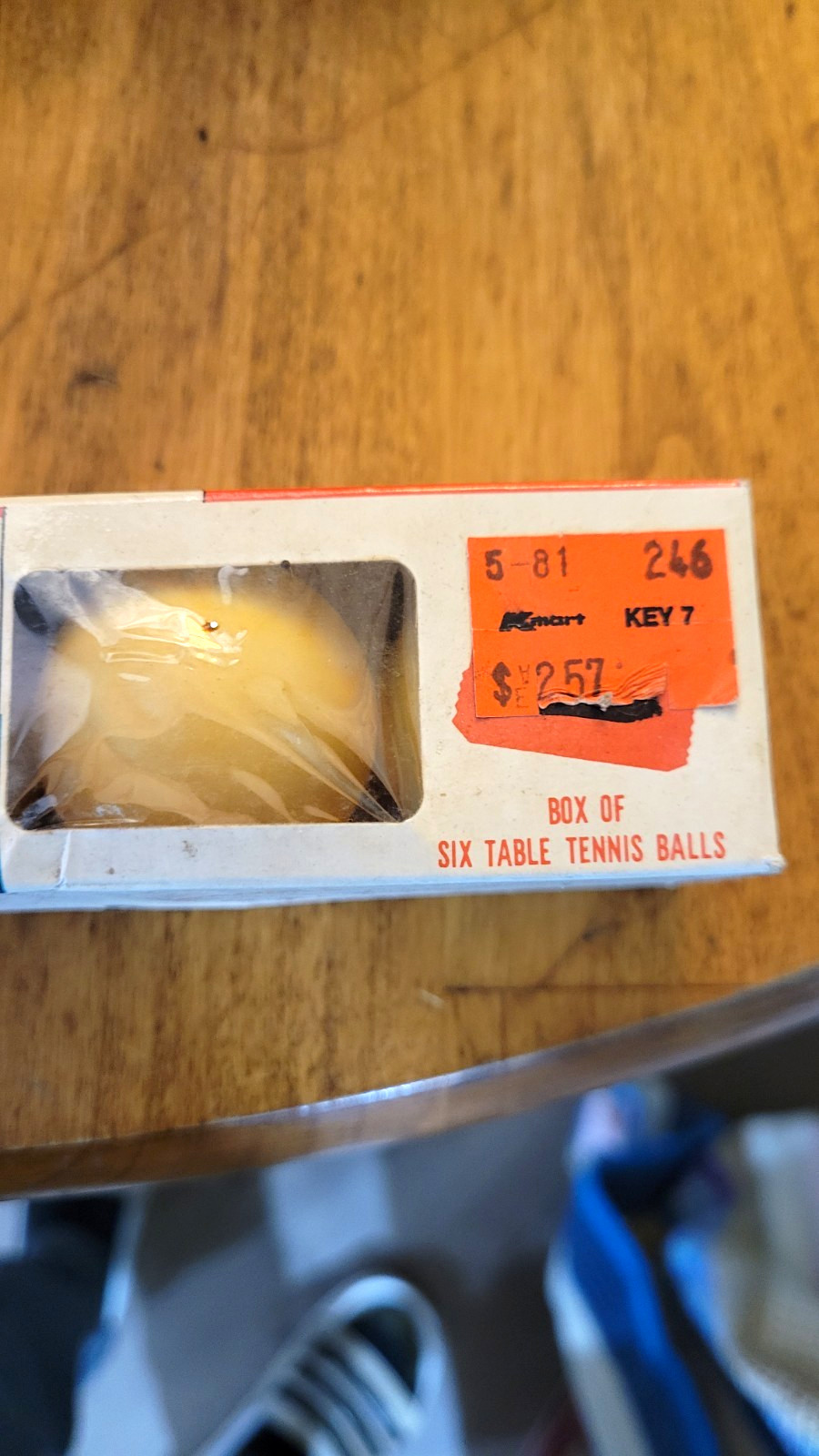 Vintage 1981 Kmart Three Star Premium Selection Table Tennis Balls - NOS Box