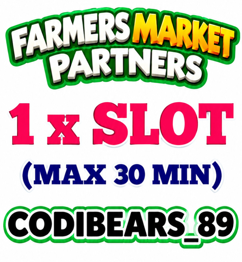 1 x PARTNER SLOTS - FARMERS MARKET Partners MONO_POLY_GO PARTNER EVENT 1 x PARTNER SLOTS - FARMERS MARKET Partners MONO_POLY_GO PARTNER EVENT