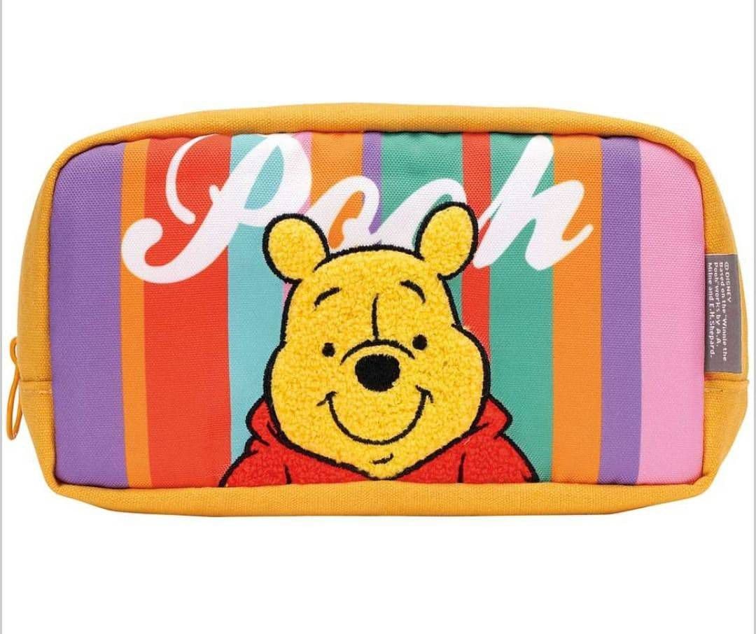 Winnie the Pooh pen case with tag #e6f3f0
