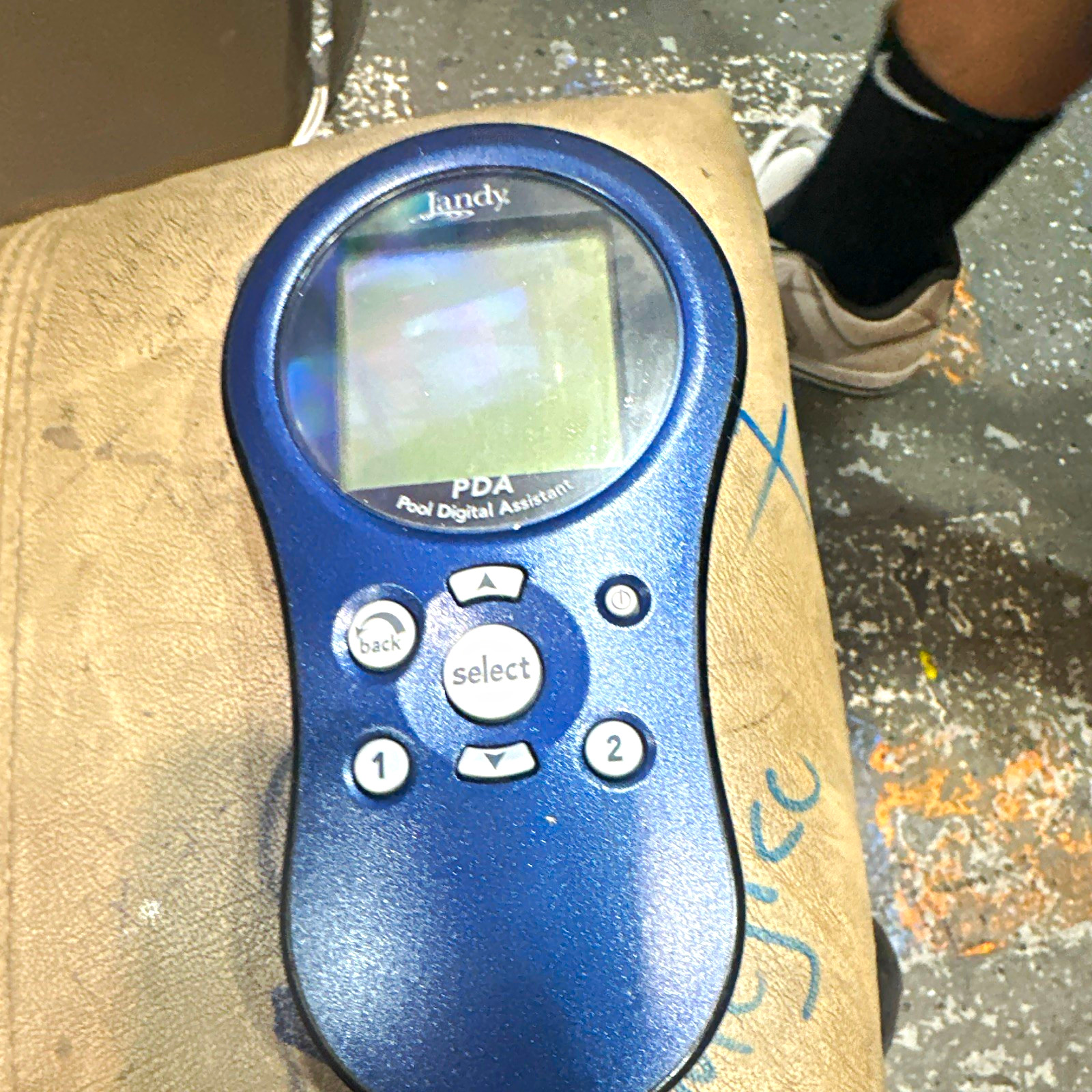 Jandy PDA Pool Digital Assistant Handheld Controller Remote Blue/Black