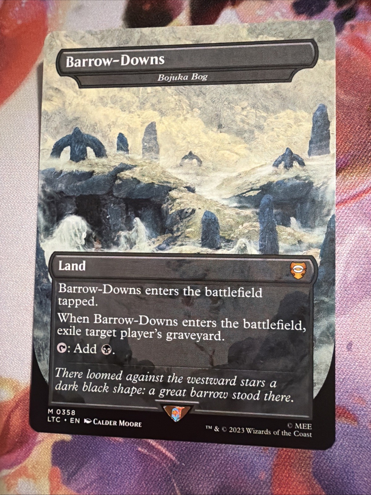 MTG Barrow-Downs Bojuka Bog #0358 LOTR Tales of Middle-Earth Borderless