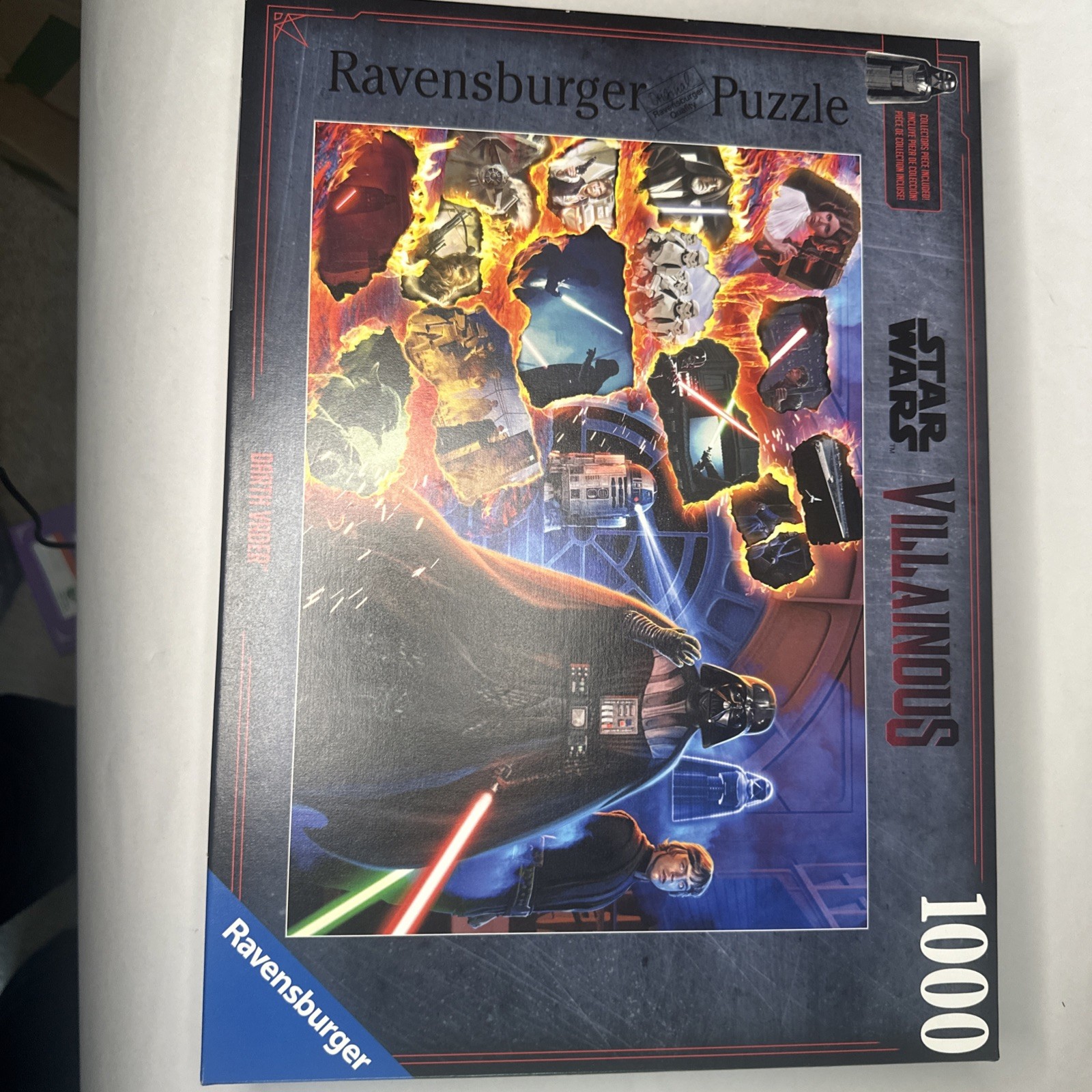 Ravensburger Star Wars Villainous 1000 Piece Interlocking Jigsaw Puzzle Vader