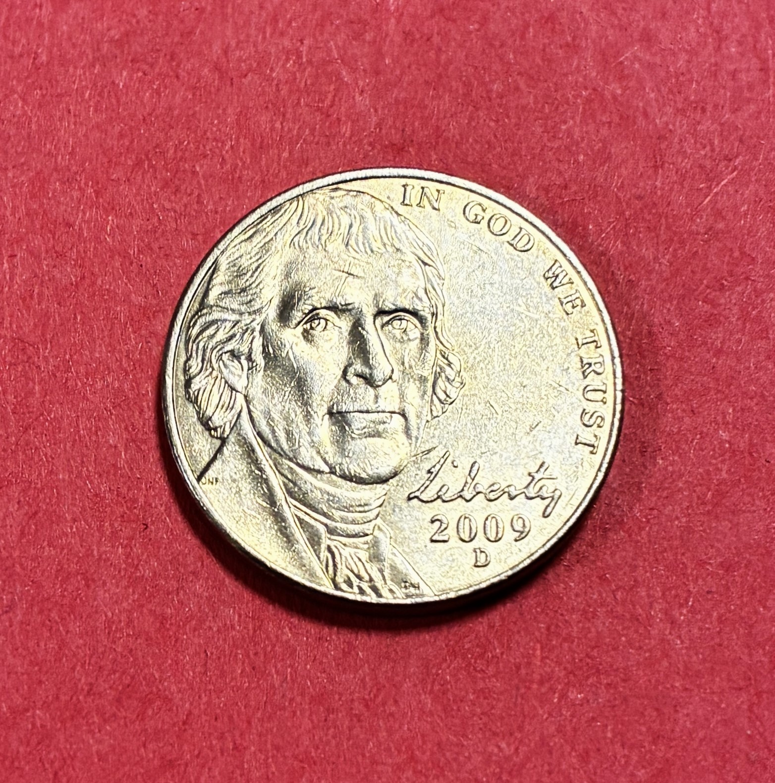 2009 D Jefferson Nickel Ex Fine to About Uncirculated Ships Free