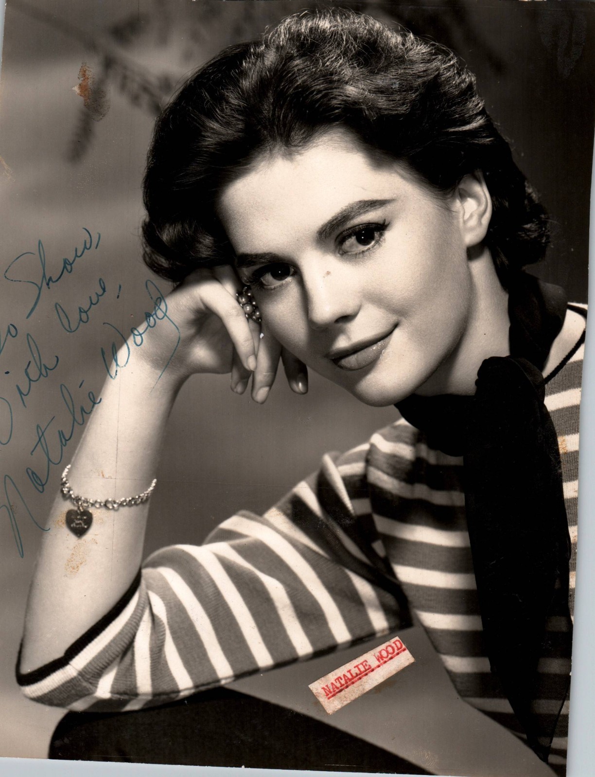 HOLLYWOOD NATALIE WOOD SIGNED AUTOGRAPH 1950s PORTRAIT BERT SIX ORIG PHOTO MA22
