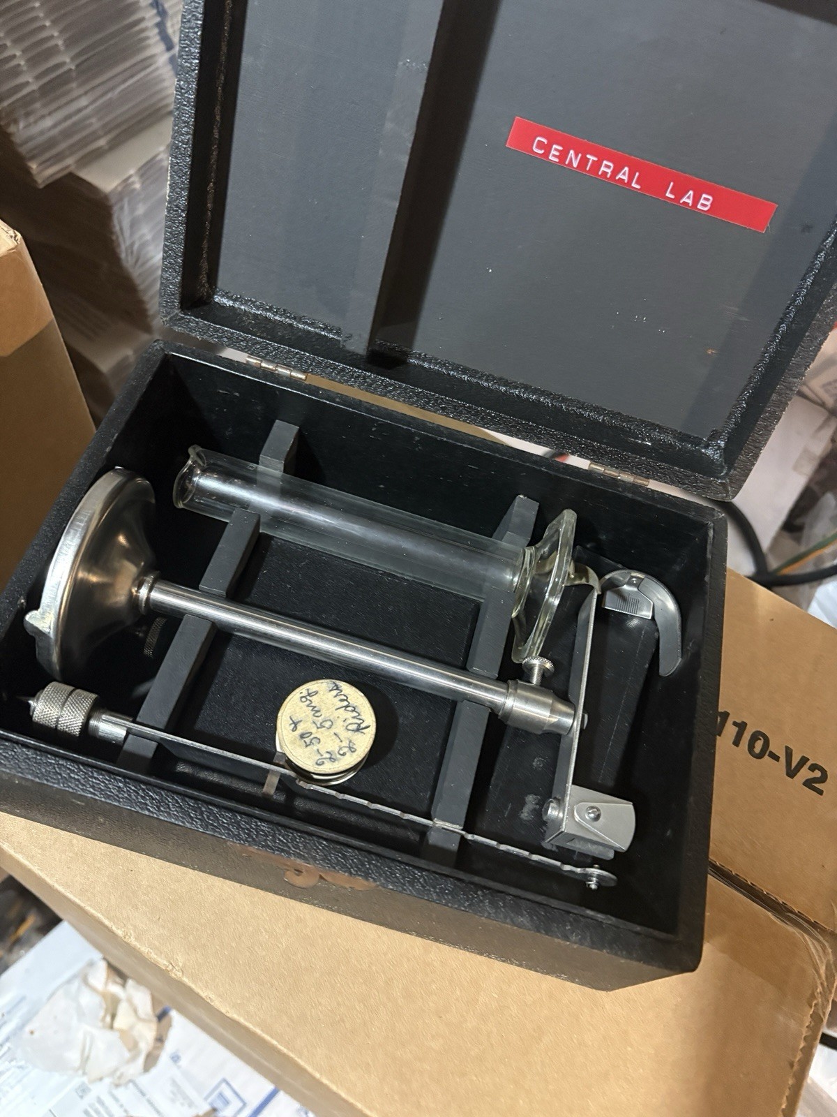 Vintage Fisher Scientific Specific Gravity Density Balance Lab Scale w/ Case