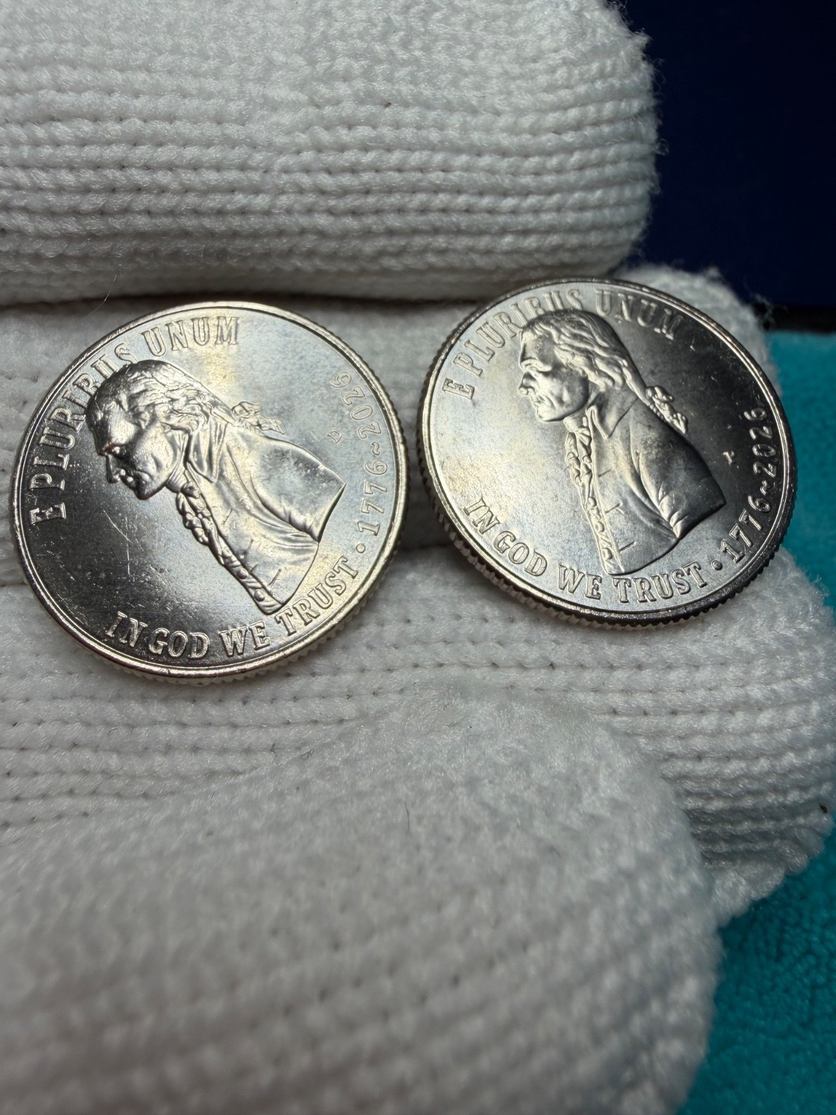 1776 2026 P + D Declaration of Independence Quarters 250th IN HAND ⭐Ships now⭐