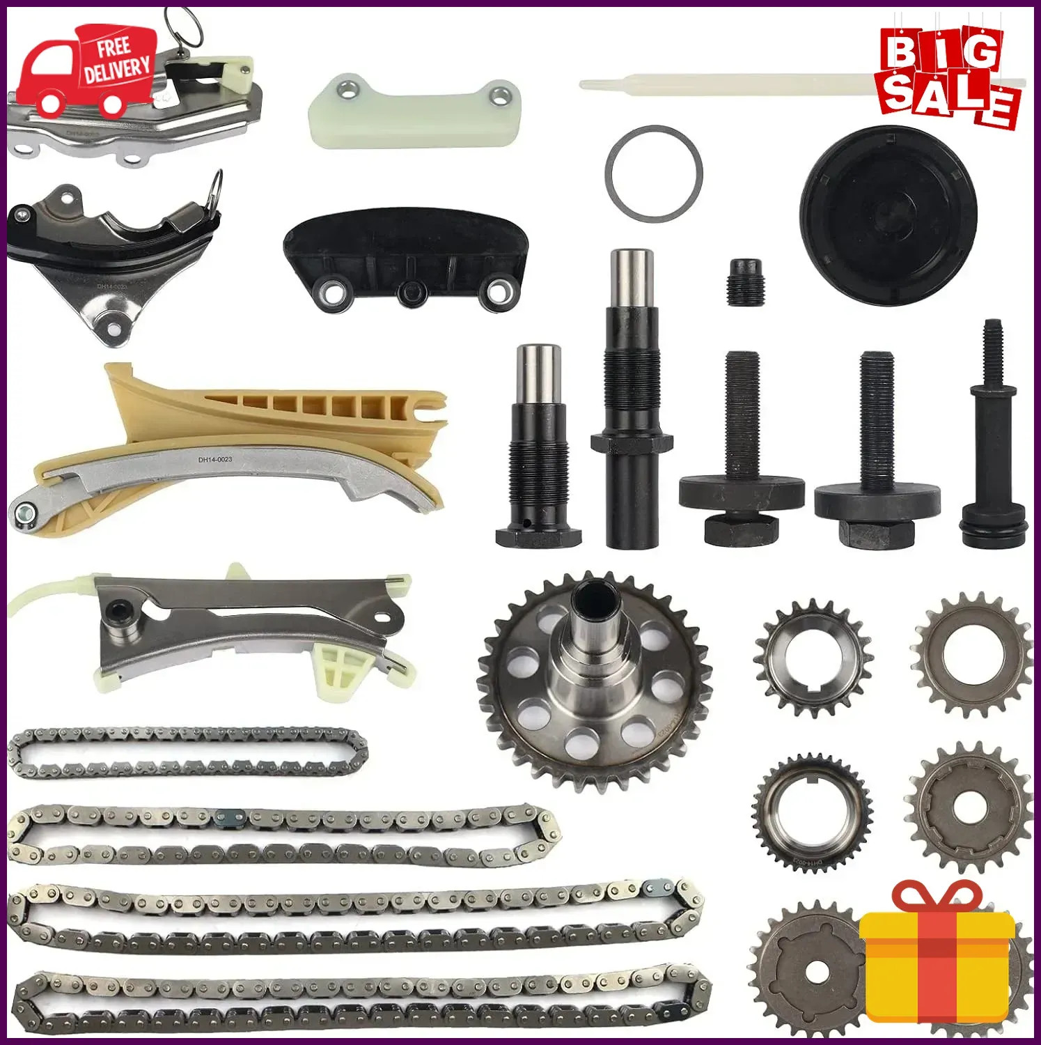 90398SB Engine Timing Chain Kit Fit for [4.0L V6] 97-10 Ford Explorer, ...
