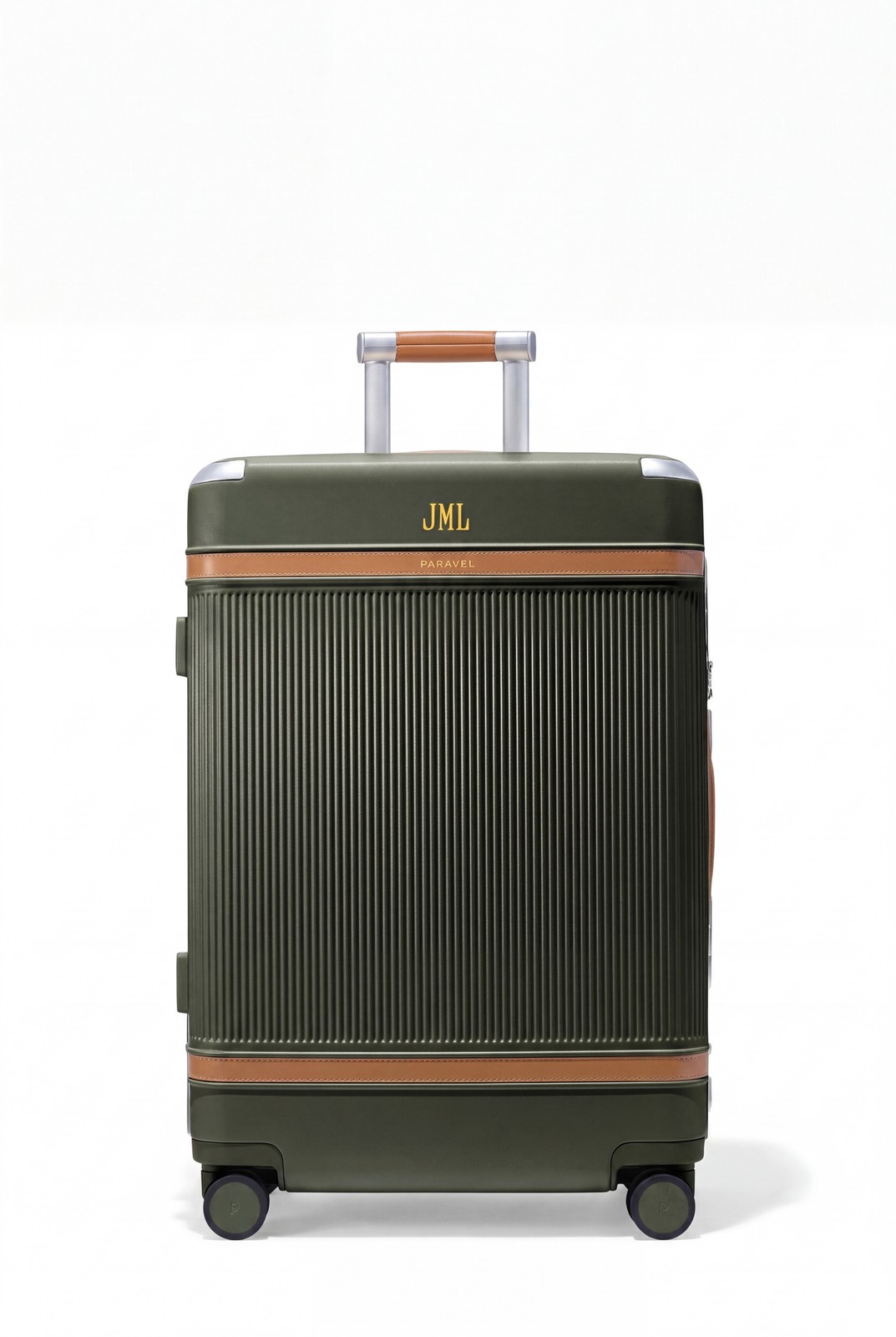 Paravel Aviator Grand 26-Inch Checked Spinner Luggage Safari Green Paravel Aviator Grand 26-Inch Checked Spinner Luggage Safari Green