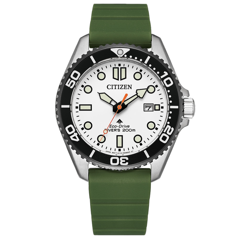 Citizen Promaster Dive Eco-Drive White Dial- BN0265-00A NEW