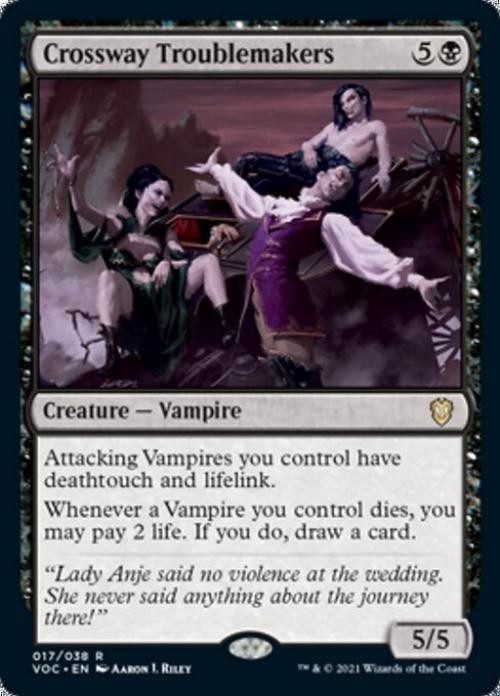 Crossway Troublemakers - Light Play MTG Commander 2021 Crimson Vow