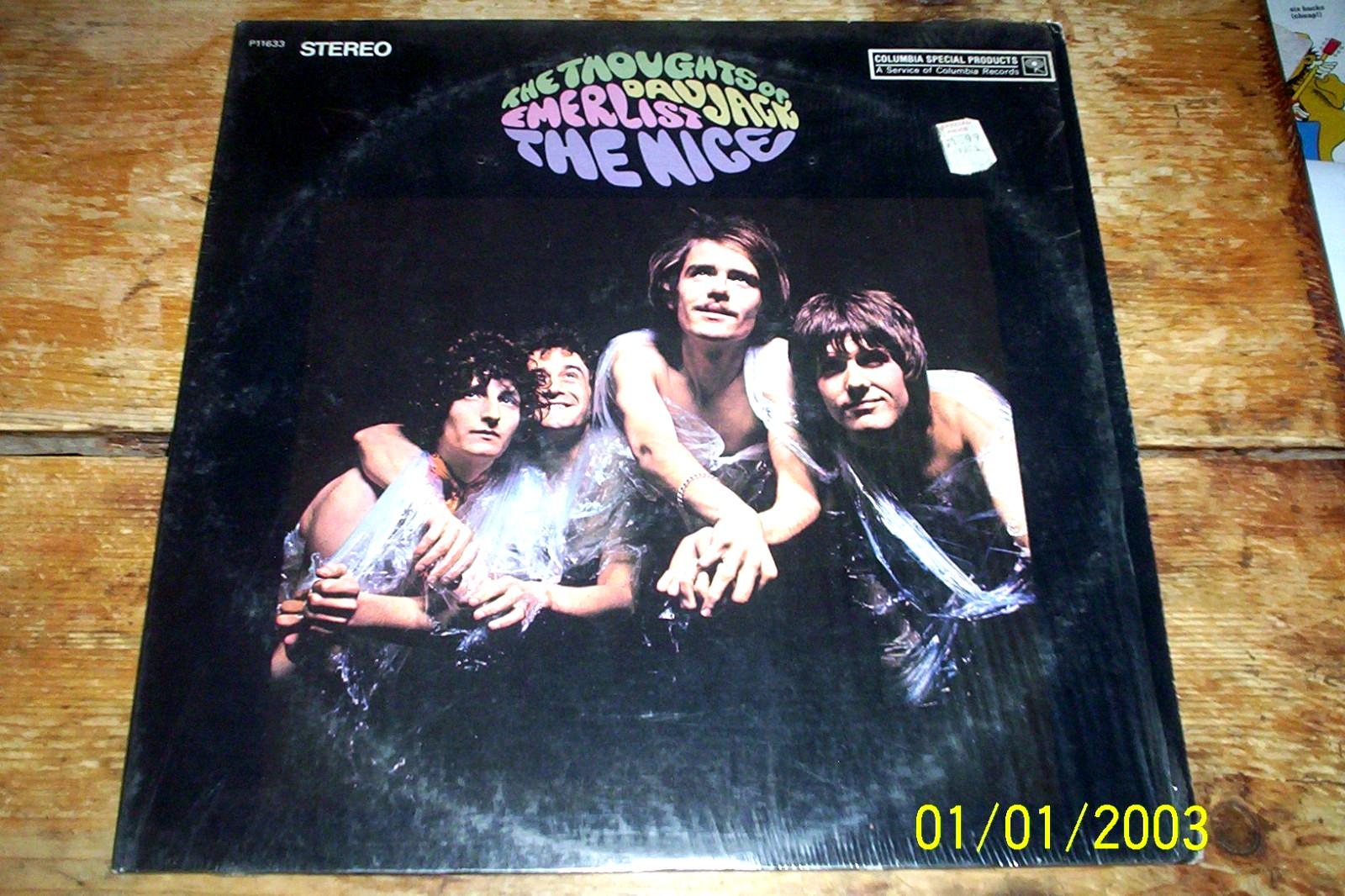 THE NICE w/ Keith Emerson ( THOUGHTS OF EMERLIST DAVJACK ) VINYL LP in shrink NM