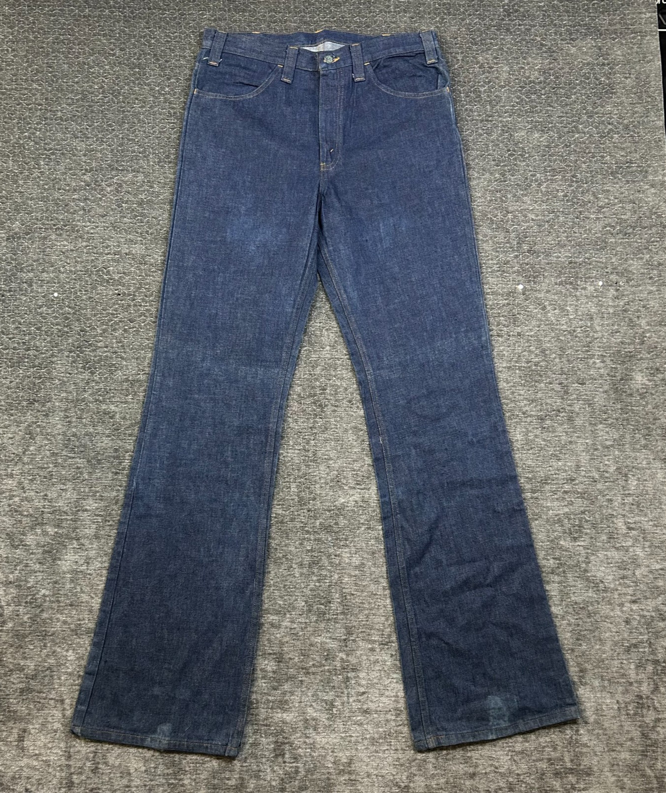 Vintage Levi\'s Orange Tab Bootcut Jeans Mens Dark Wash Denim Flared - 34X37