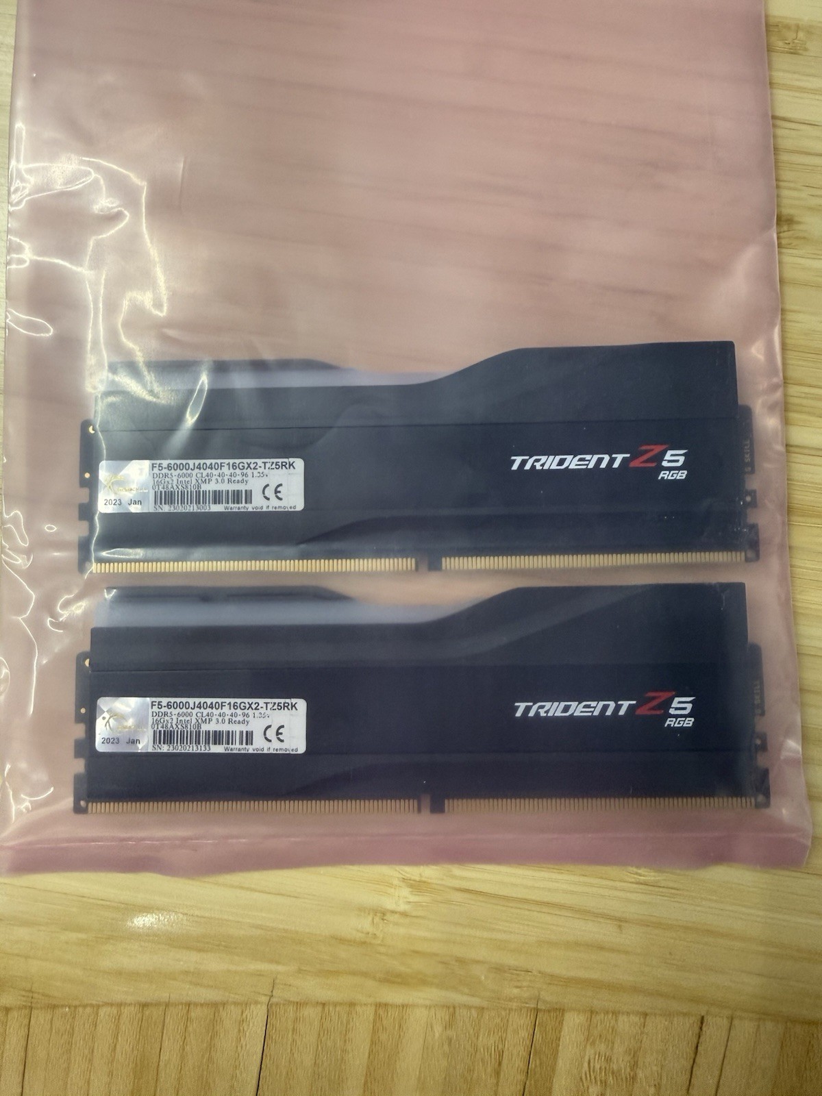 G.SKILL Trident Z5 RGB 32GB RAM Modules (2x16GB) (F5-6000J4040F16GX2-TZ5RK ) #T2 G.SKILL Trident Z5 RGB 32GB RAM Modules (2x16GB) (F5-6000J4040F16GX2-TZ5RK ) #T2